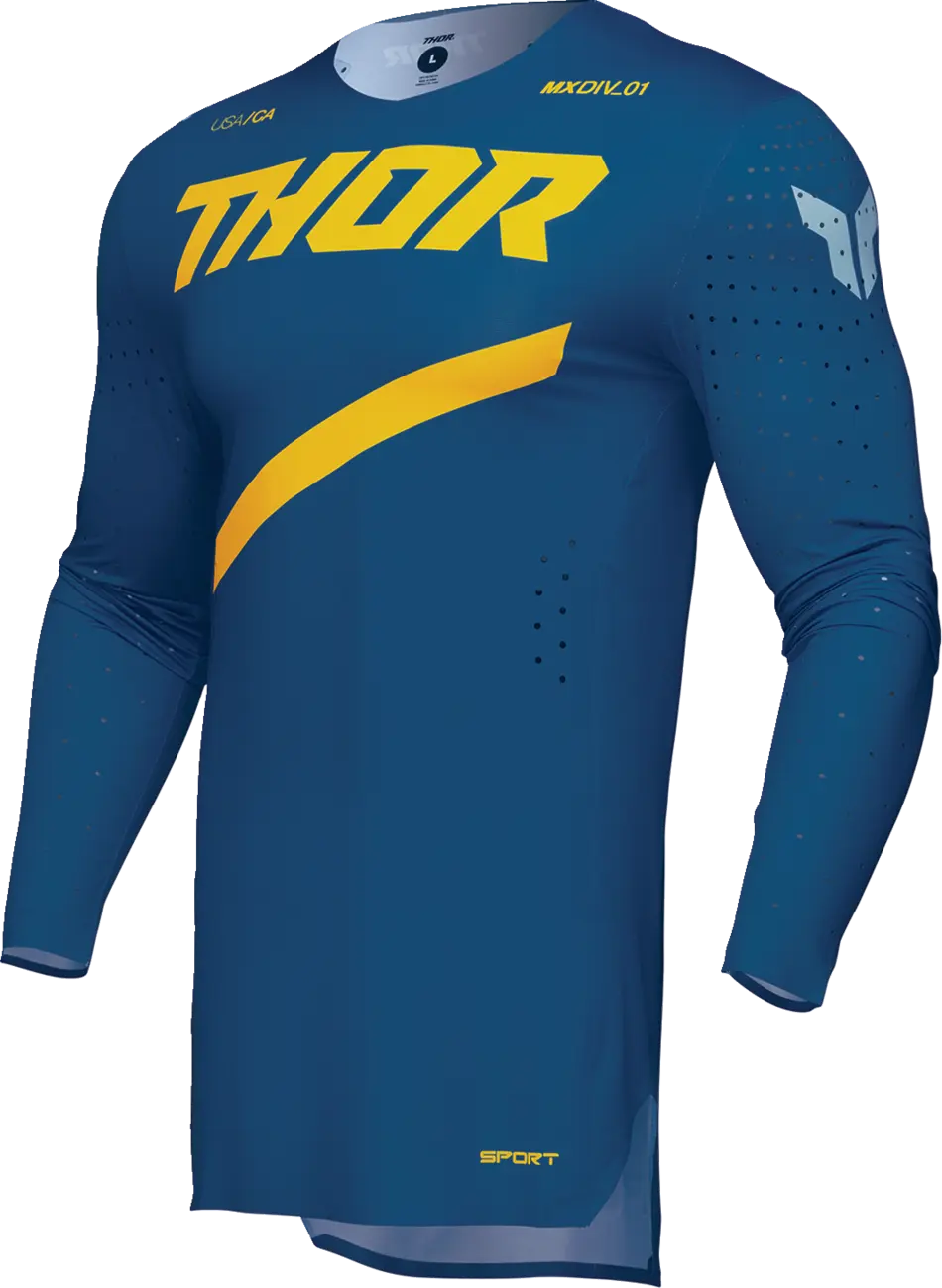 Thor Sportmode Brave Jersey – Blau/Gelb