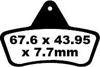 EBC TT Sport Carbon Fusion Bremsbeläge für Zeitfahr- und Enduro-Bikes