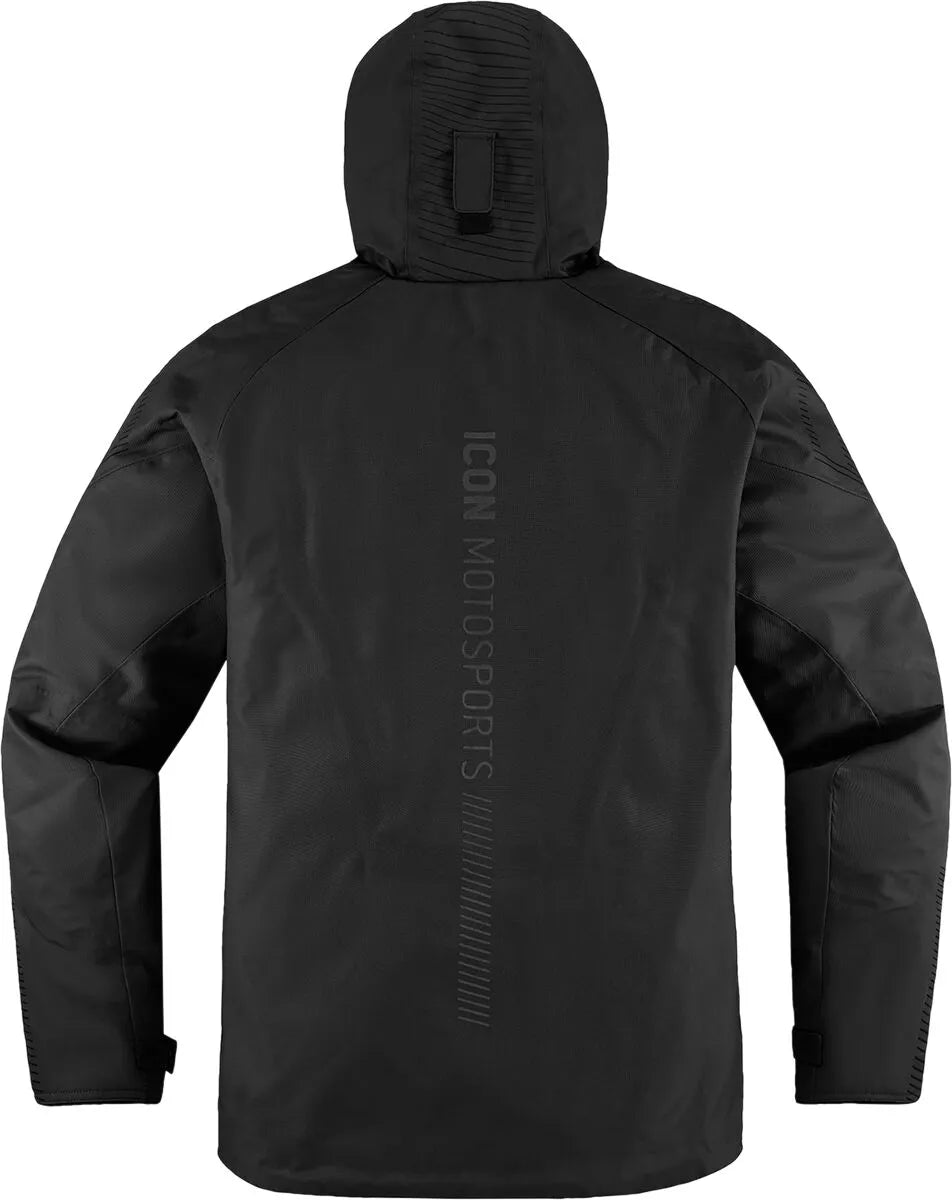 Icon Pdx3™ Allwetter-Motorradjacke für Herren – Schwarz
