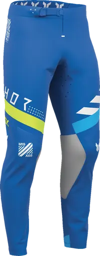 Thor Sportmode Synth Hose – Blau/Weiß/Gelb