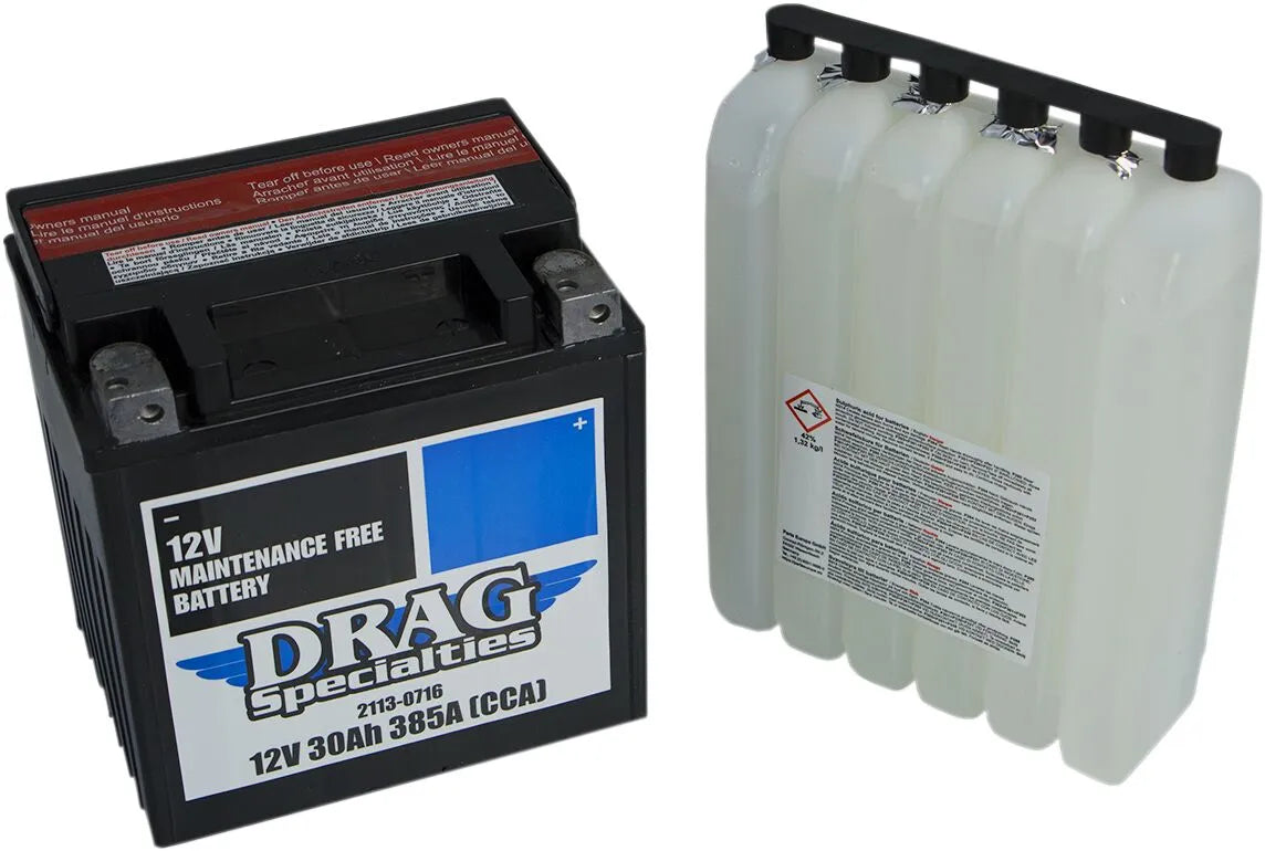 Drag Specialties wartungsfreie Batterie