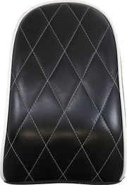 Le Pera Bare Bones Soziussitz - Schwarzes Vinyl