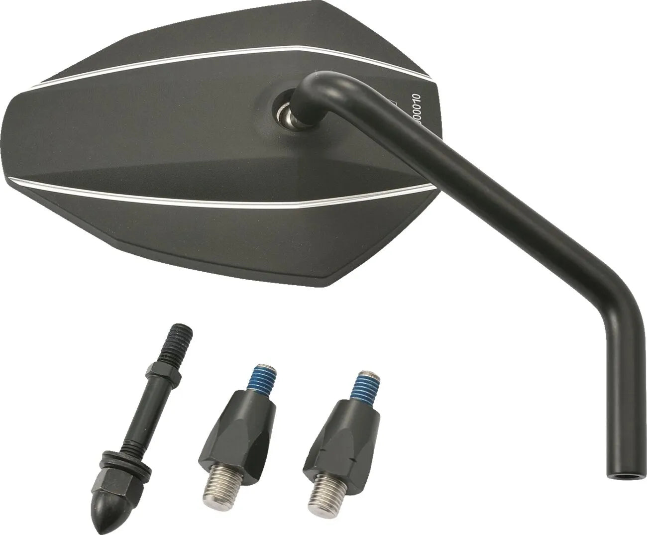 Daytona Aluminium Schwarzer Spiegel