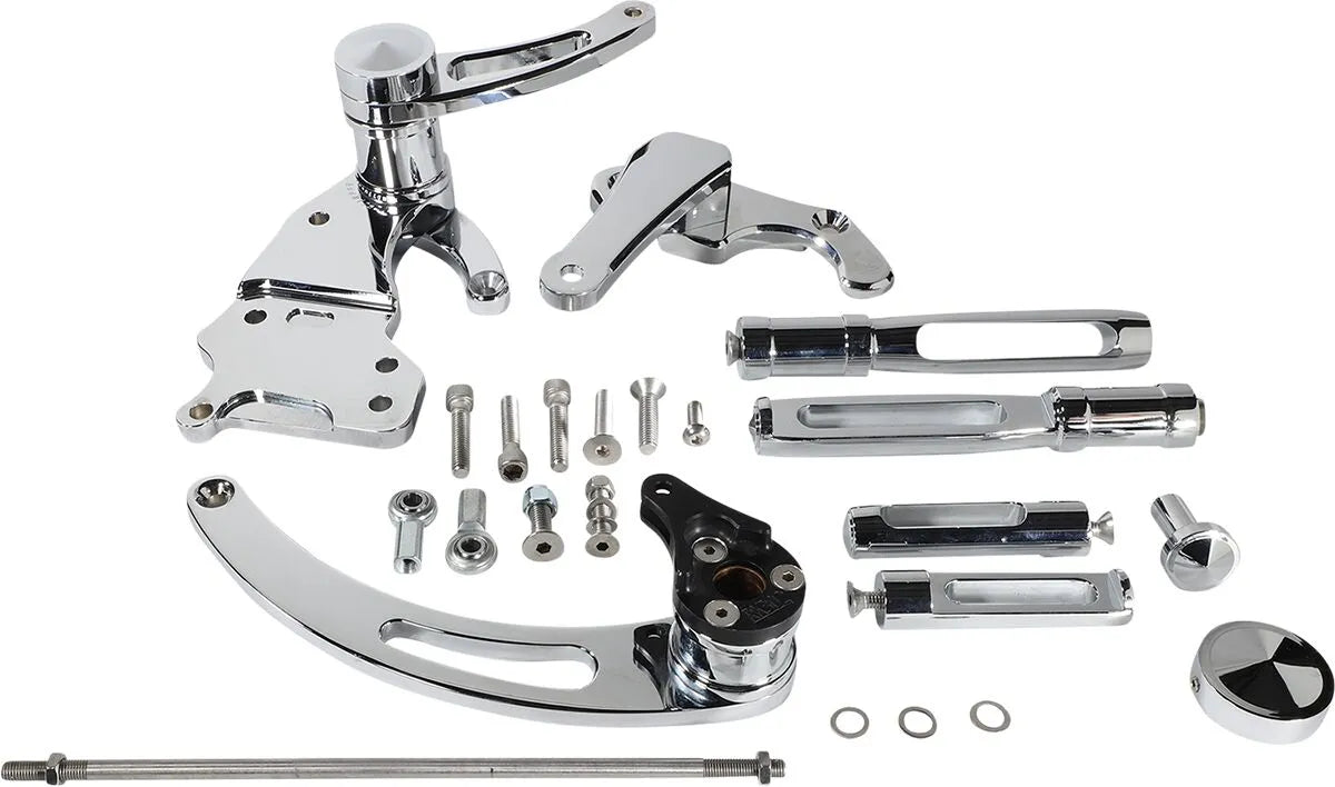 Accutronix Vorverlegte Fußrasten – Chrom-Finish