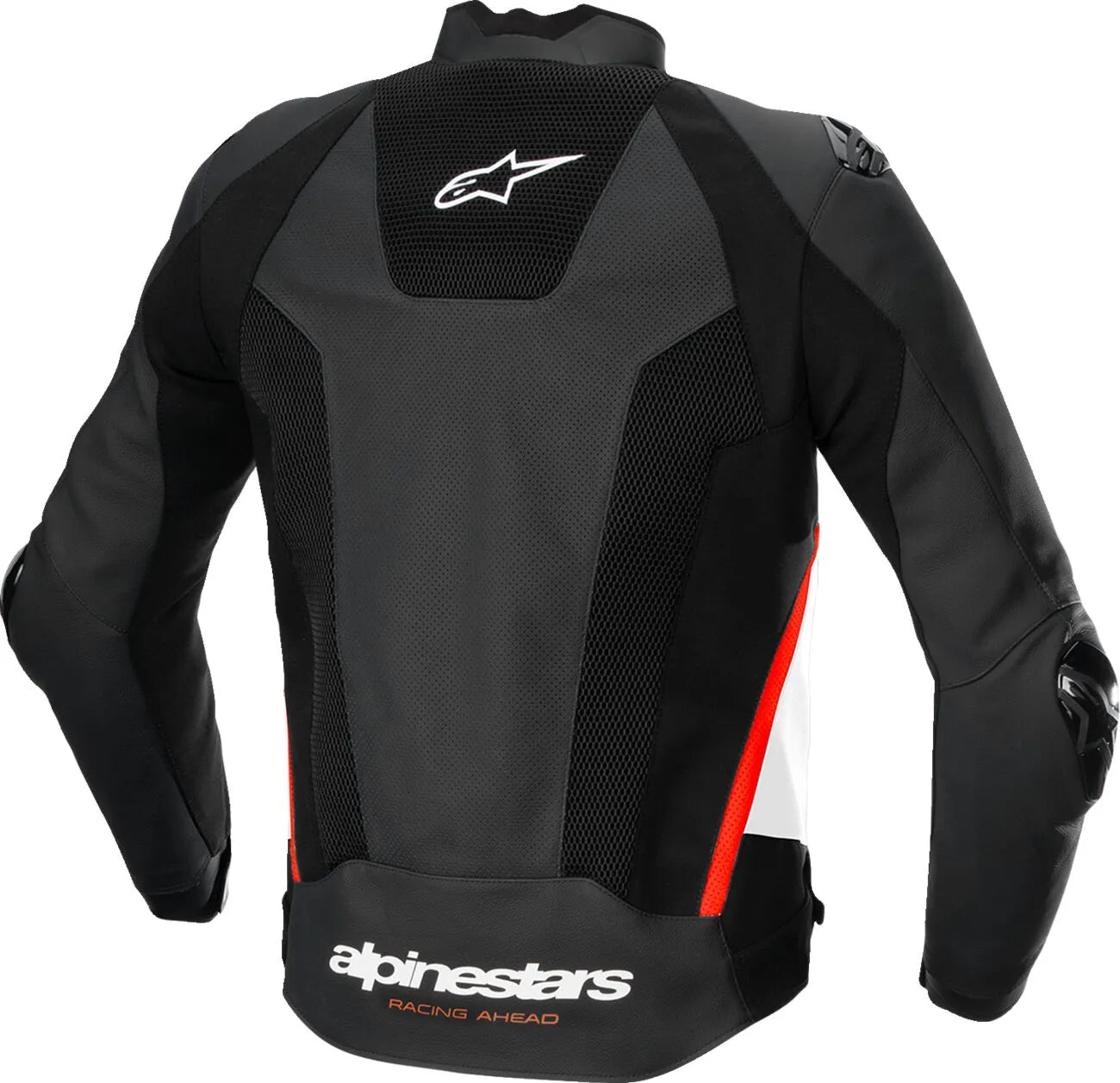 Alpinestars Missile V3 Airflow Lederjacke – Schwarz/Rot/Weiß