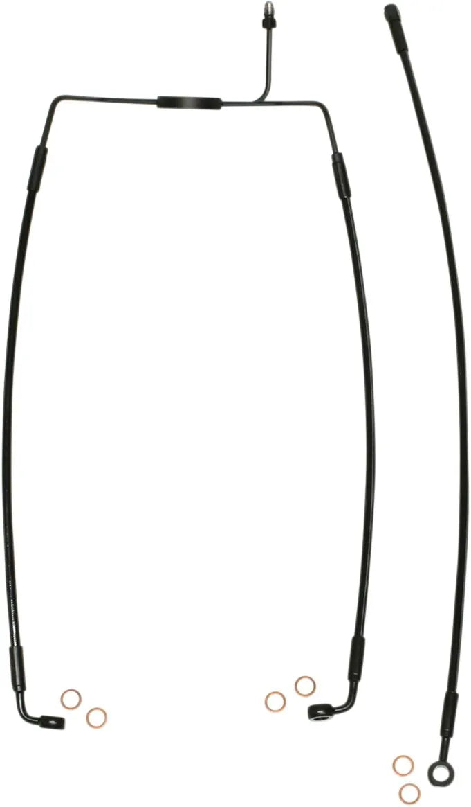 Magnum Shielding XR Vorderbremsleitungssatz für Fahrzeuge ohne ABS