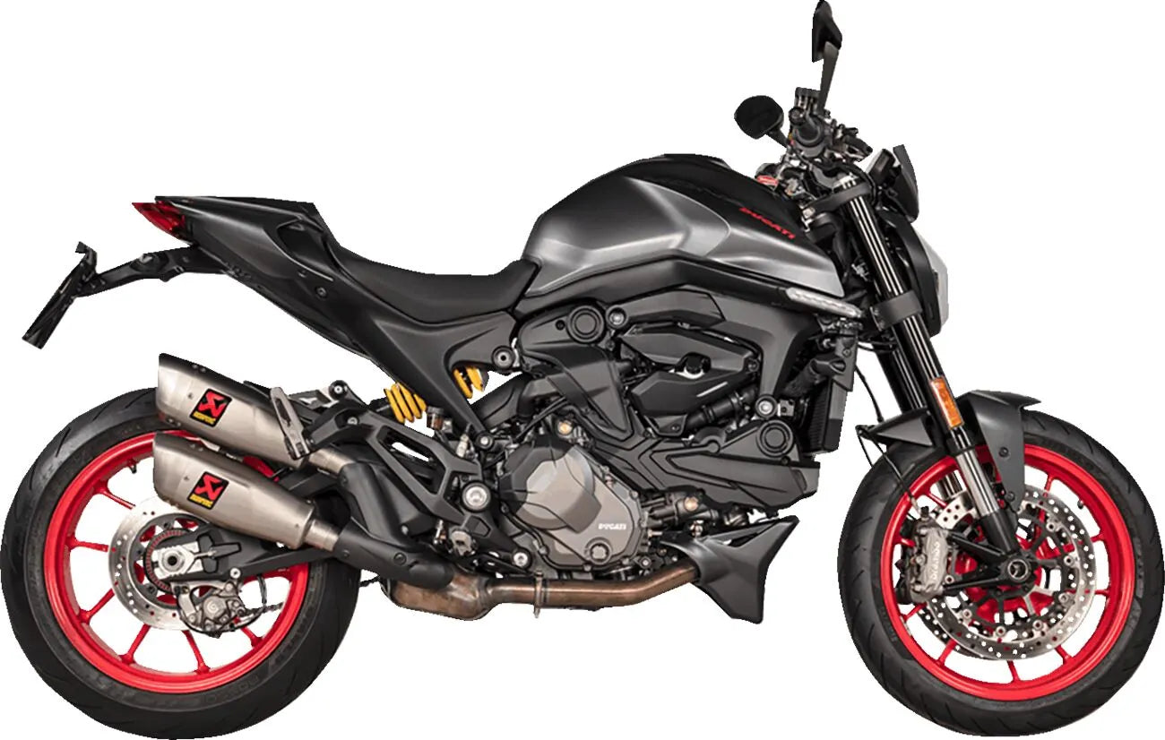 Akrapovic Slip-on-Schalldämpfer aus Titan