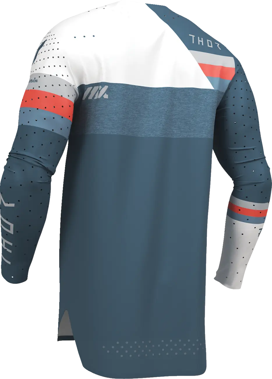 Thor Sportmode League Trikot – Blau/Rot/Weiß/Hellgrau