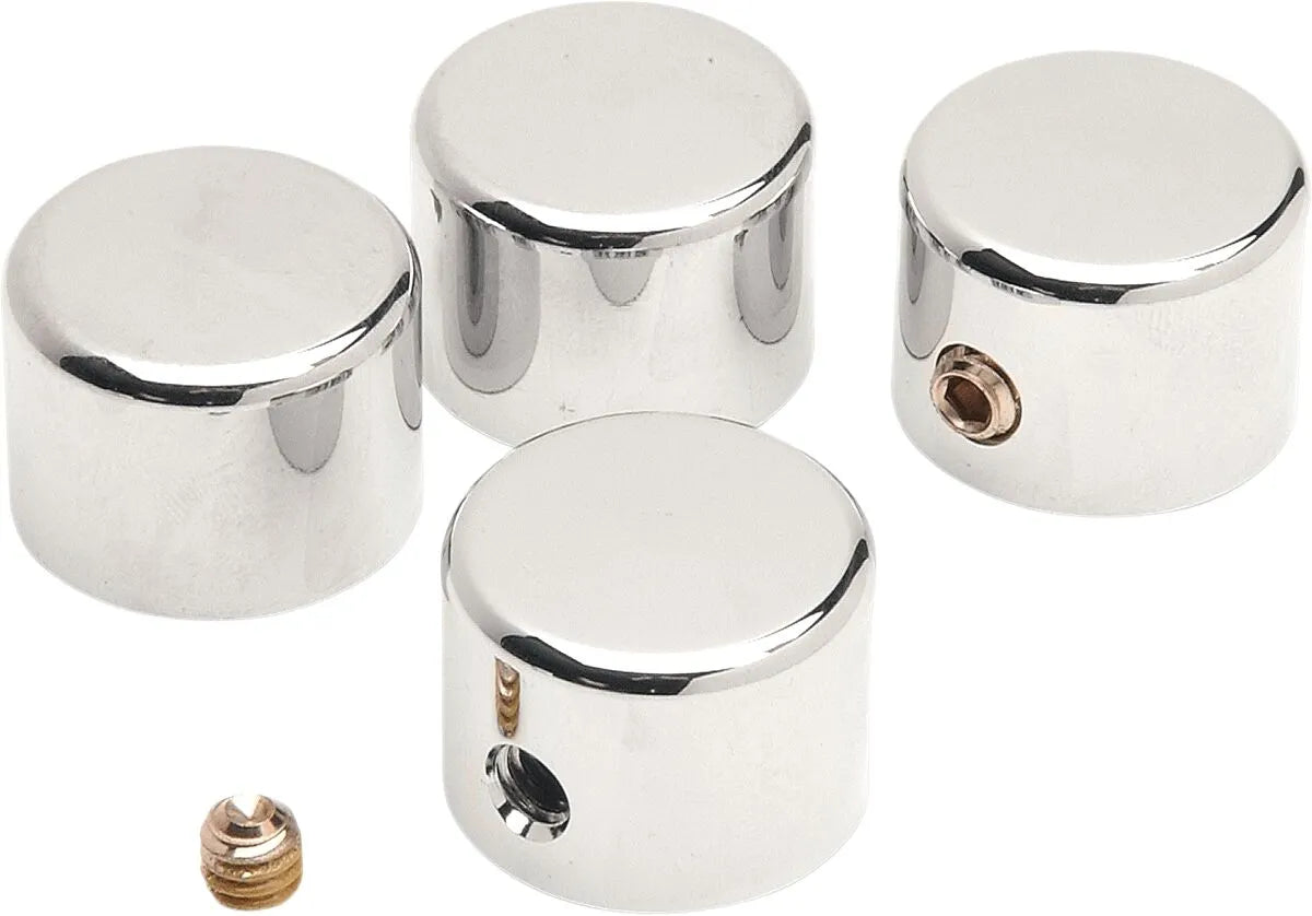 Drag Specialties Zylinderkopfschraubenabdeckungen – Chrom