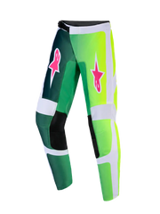 Alpinestars Fluid Portl Hose für Kinder und Jugendliche – Schwarz/Grün/Weiß