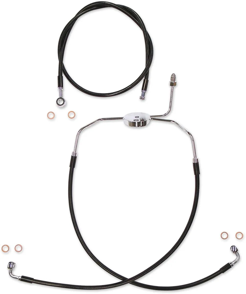 Magnum Shielding XR Edelstahl-Bremsleitungssatz für die Vorderachse – ohne ABS