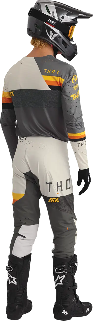 Thor Sportmode Liga-Trikot – Gelb/Weiß/Orange/Anthrazitgrau