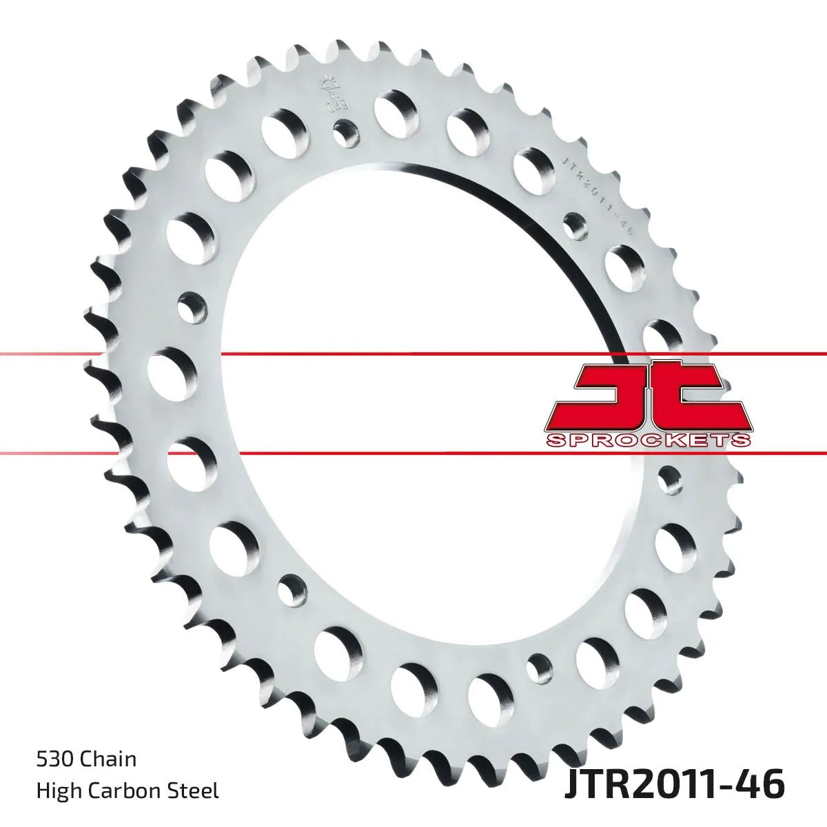 JT Sprockets Stahl-Kettenrad hinten 530-46 Zähne