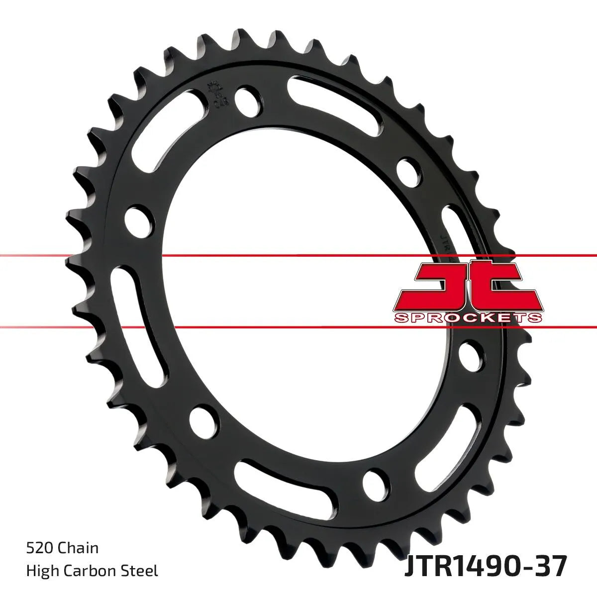 JT Sprockets Stahl-Kettenrad hinten 520-37 Zähne