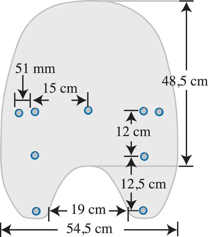 Memphis Shades Spoiler Windschutzscheibe 4,5" Rauchglas