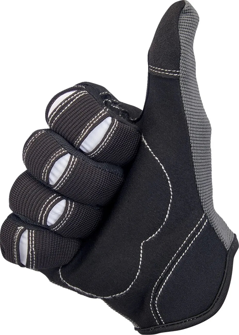 Biltwell Motorradhandschuhe - Schwarz/Grau