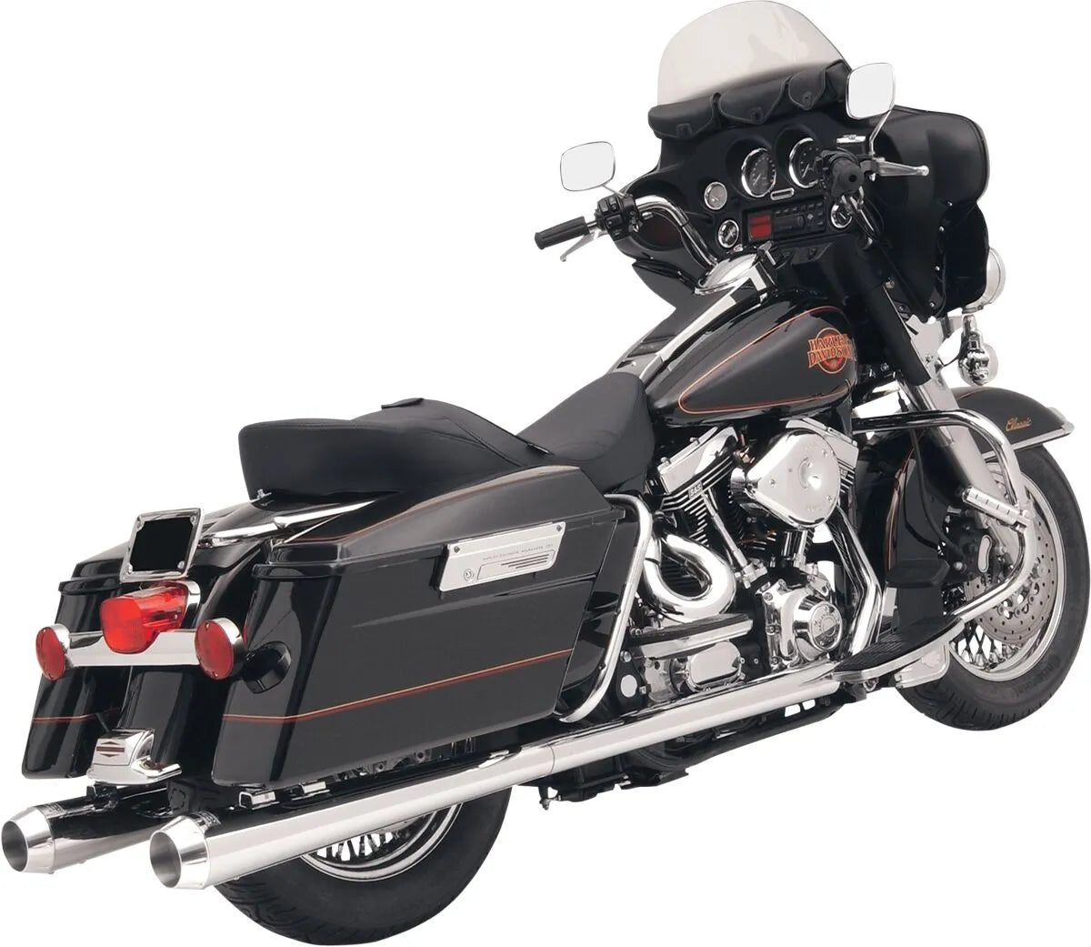 Bassani Xhaust Megaphone Slip-on Schalldämpfer - Chrom