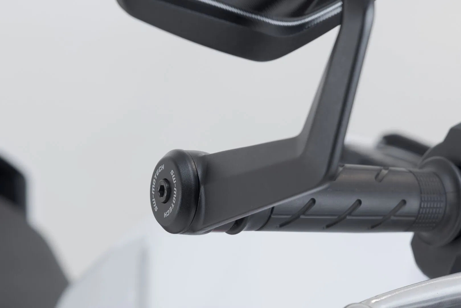 Sw-motech Lenkerendenspiegel - Schwarzes Aluminium