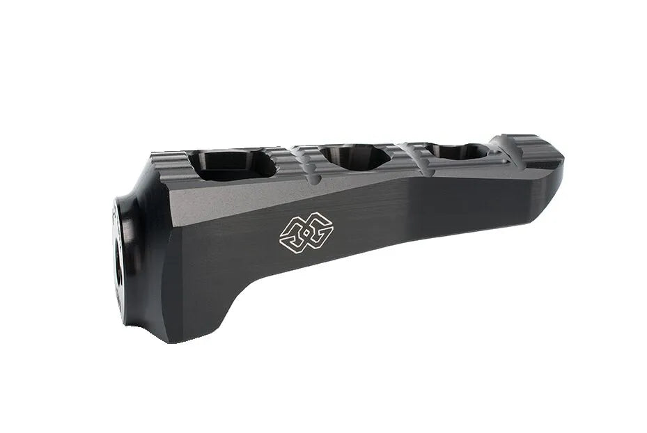 Gilles Tooling UF20 Fußrasten - Silberne Aluminium-Fußstützen