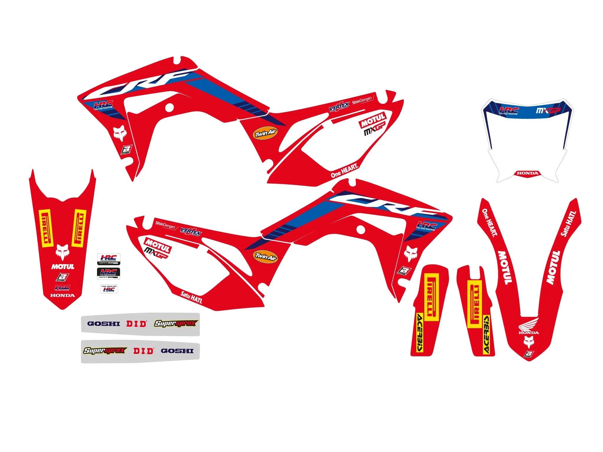 Blackbird Racing Grafikset mit Sitzbezug