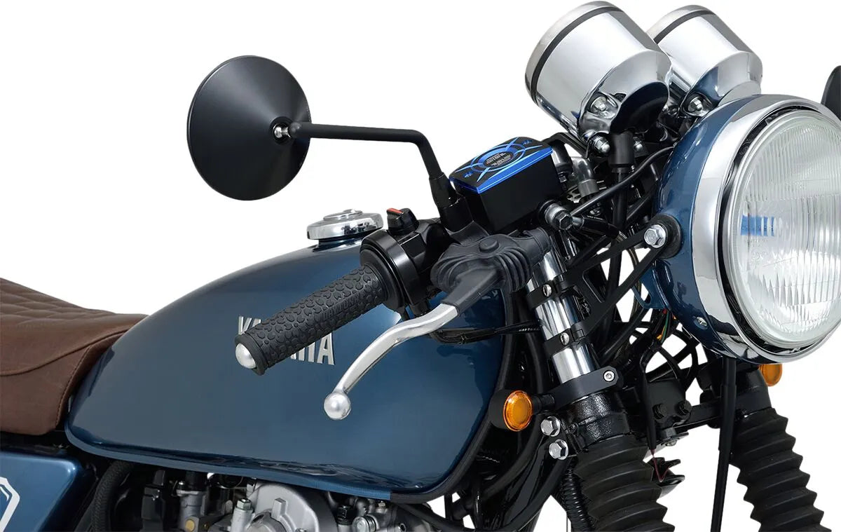 Daytona Stahl ABS-Spiegel - Schwarz, ECE-geprüft