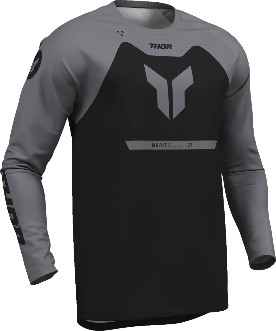 Thor Ridemode Menace Jersey - Schwarz/Grau