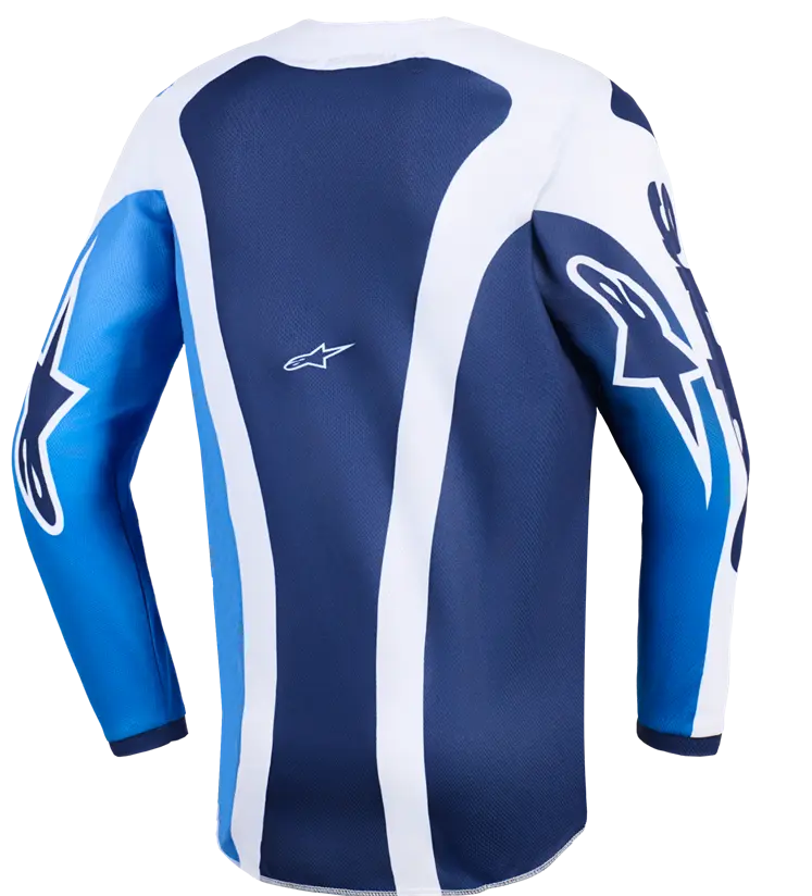 Alpinestars Fluid Portl Jersey für Kinder und Jugendliche – Schwarz/Weiß