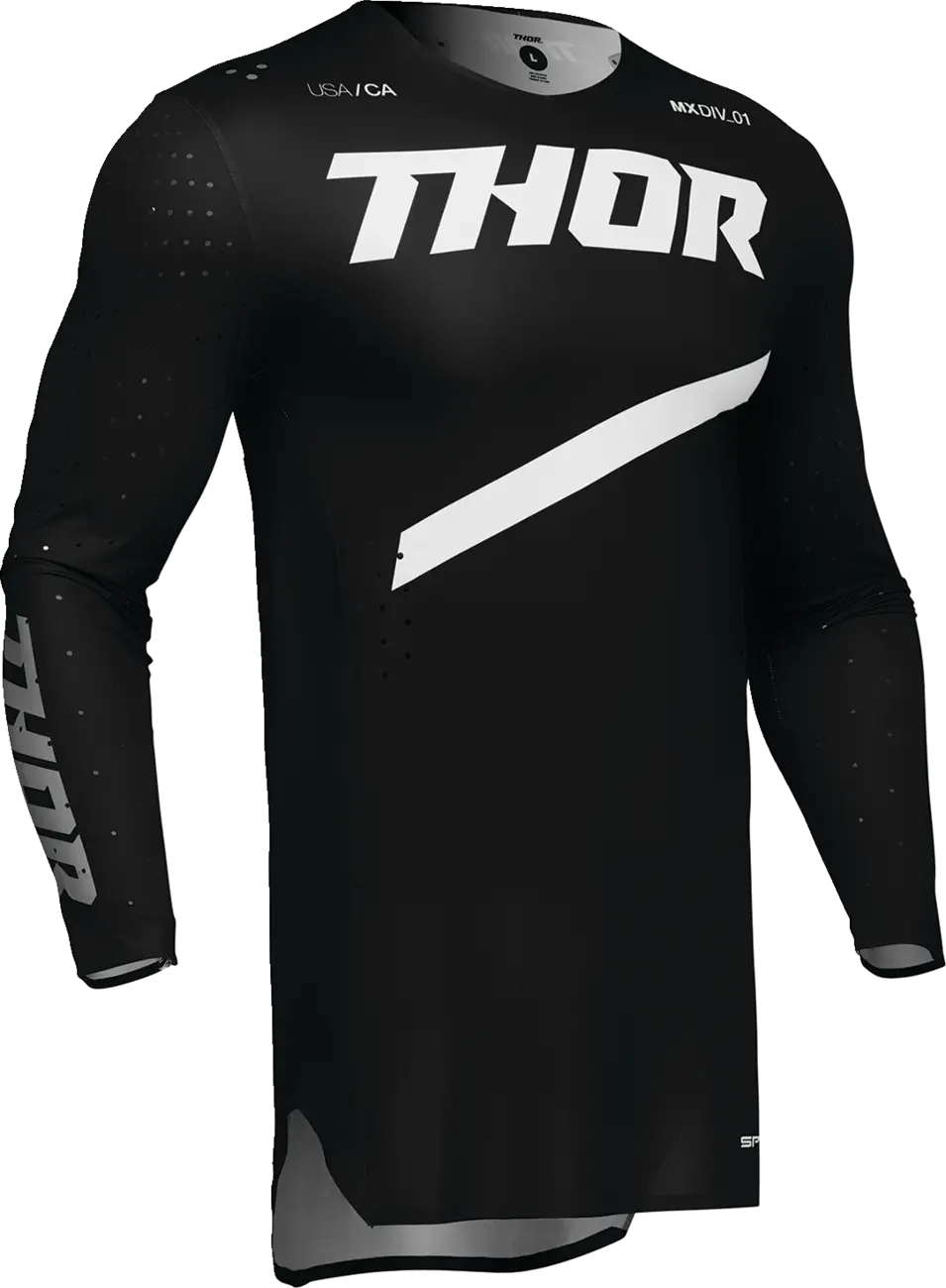 Thor Sportmode Brave Jersey – Schwarz/Weiß