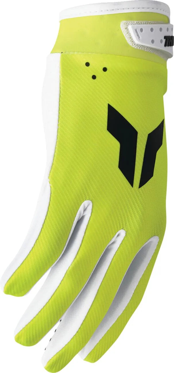 Thor Launchmode Handschuhe – Weiß/Säure