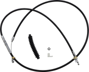 Drag Specialties Hocheffizientes Kupplungskabel aus schwarzem Vinyl