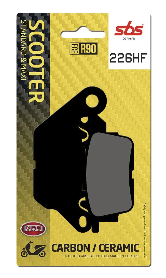 SBS HF Street Keramik-Organische Bremsbeläge