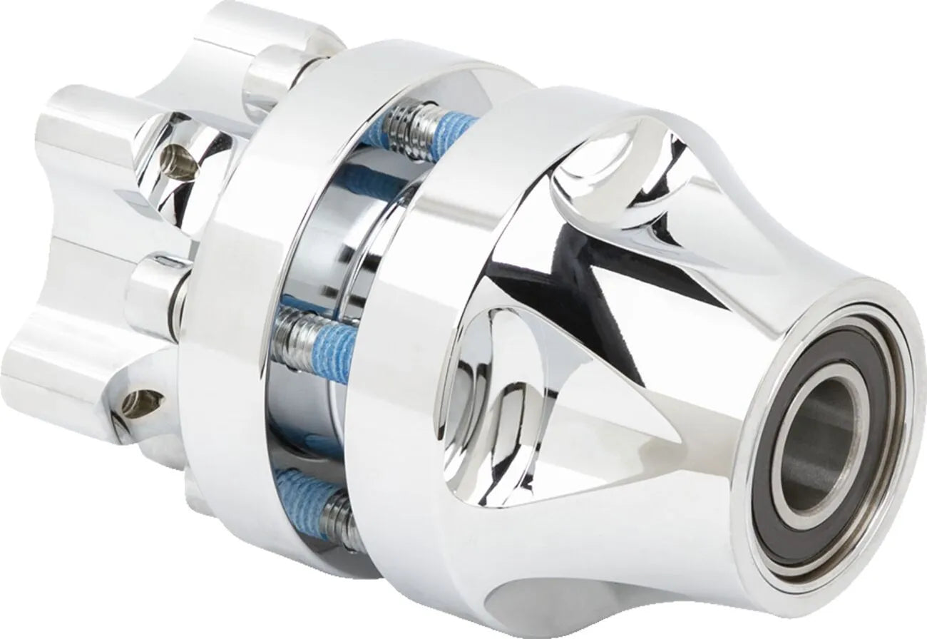 Arlen Ness Cartridge Hub - Billet-Aluminium, Chrom/Silber