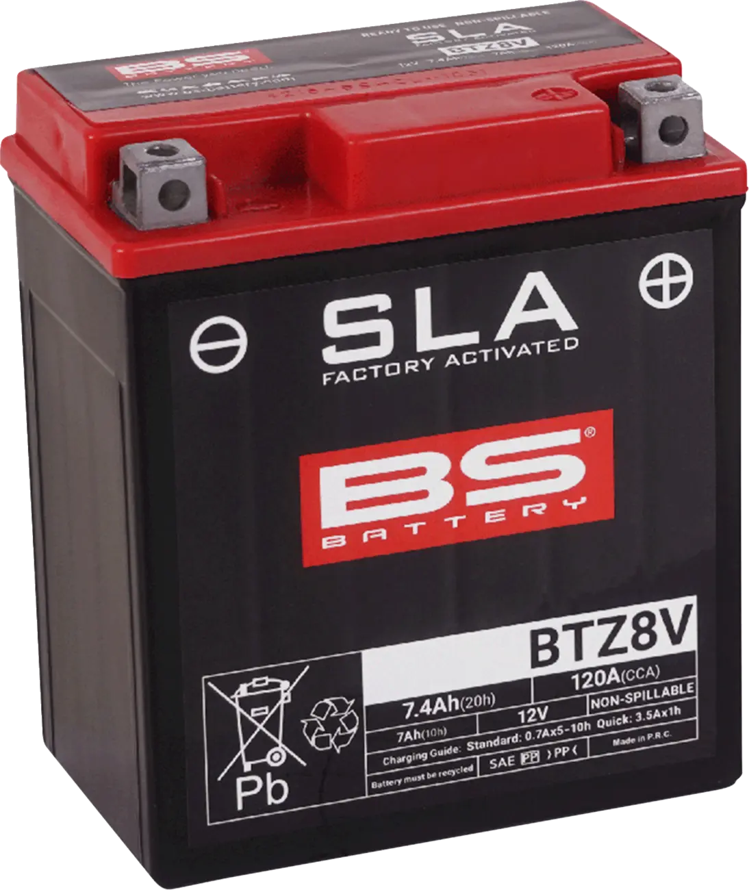 Bs Battery AGM 7Ah Motorradbatterie