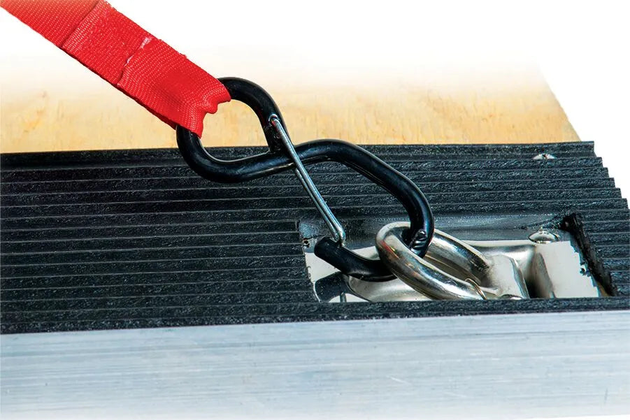 Caliber Retrax Zurrgurte mit Federcliphaken