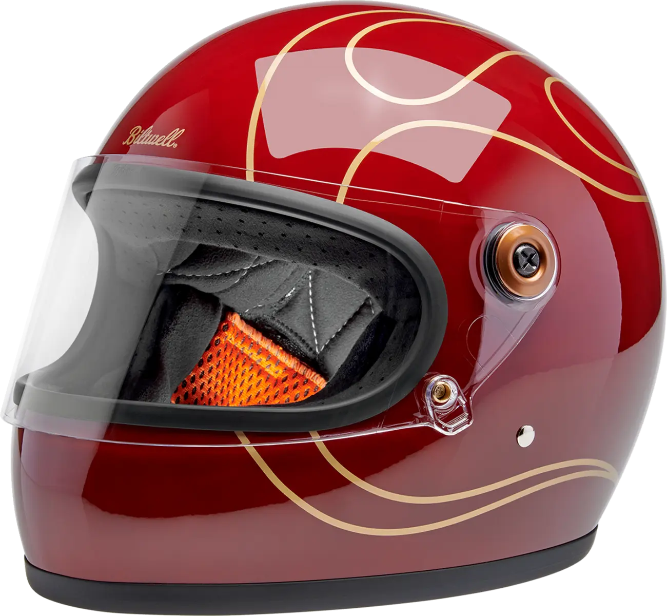 Biltwell Gringo S Integralhelm – Granatrot