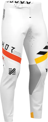 Thor Sportmode Synth Hose – Schwarz/Orange/Weiß/Gelb