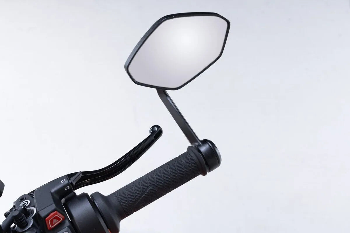 Sw-motech Lenkerendenspiegel - Schwarzes Aluminium