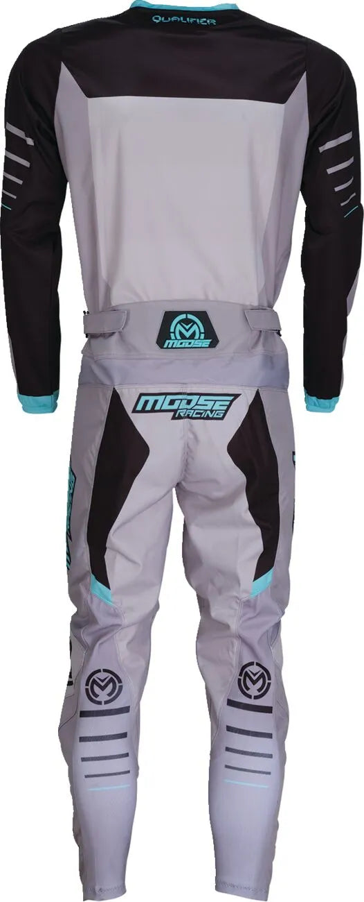 Moose Offroad Qualifier Jersey - Schwarz/Grau/Türkis
