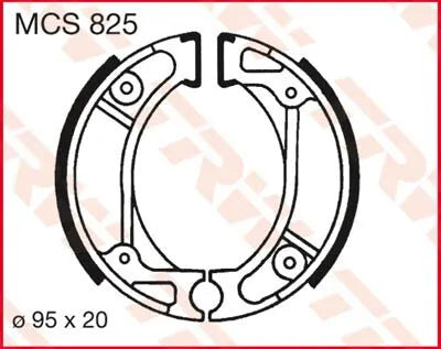 TRW Bremsbacken für Motorräder - Organische Basis
