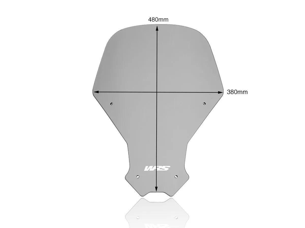 Wrs Windschutzscheibe - Rauchglas - 18-7/8"