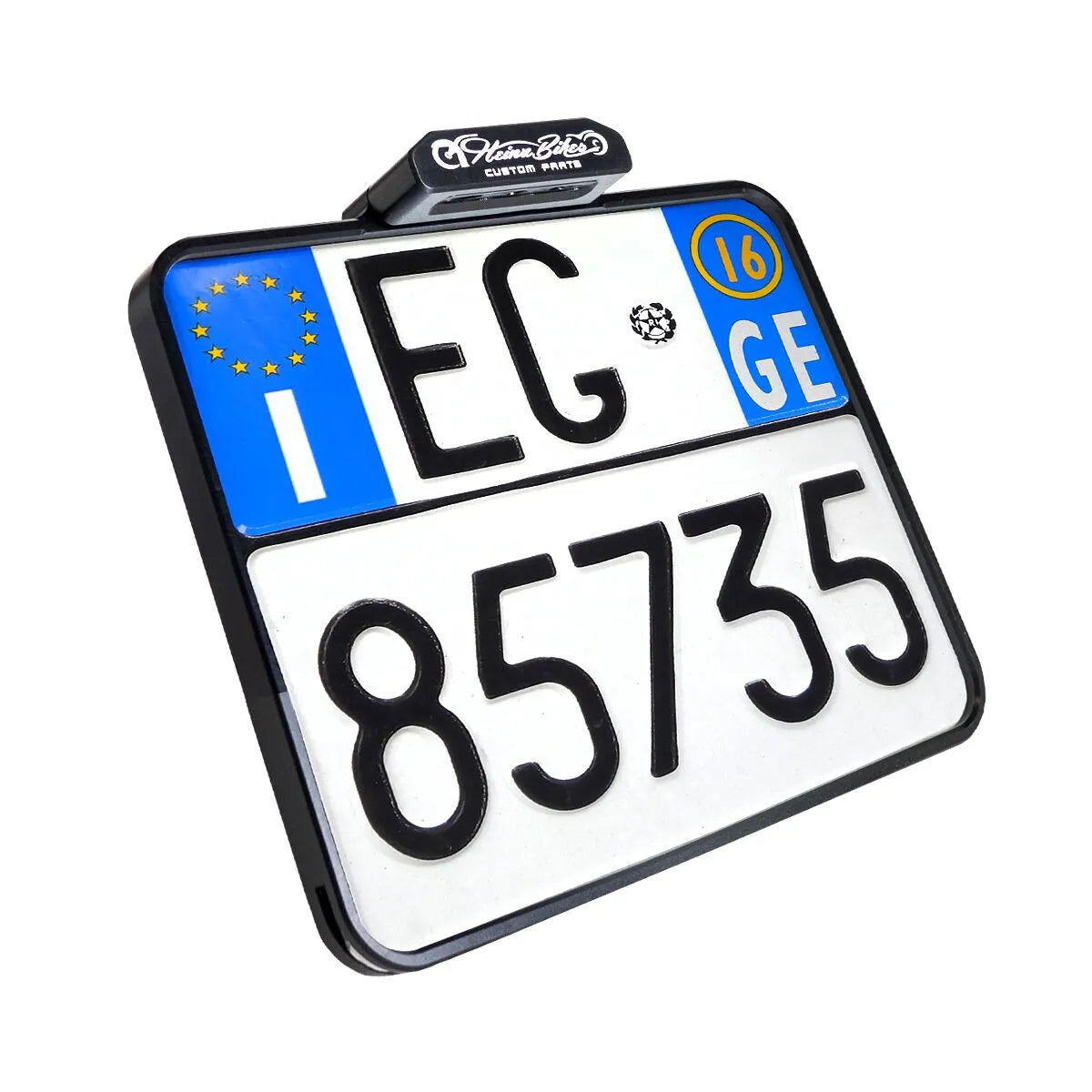 Heinz Bikes Kennzeichenhalterung mit integriertem LED-Rücklicht