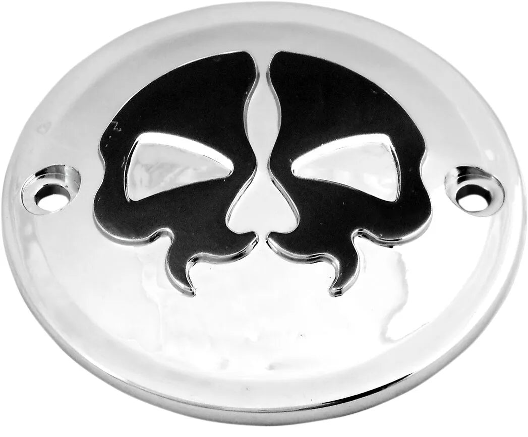 Drag Specialties Split Skull Points Cover Chrome
