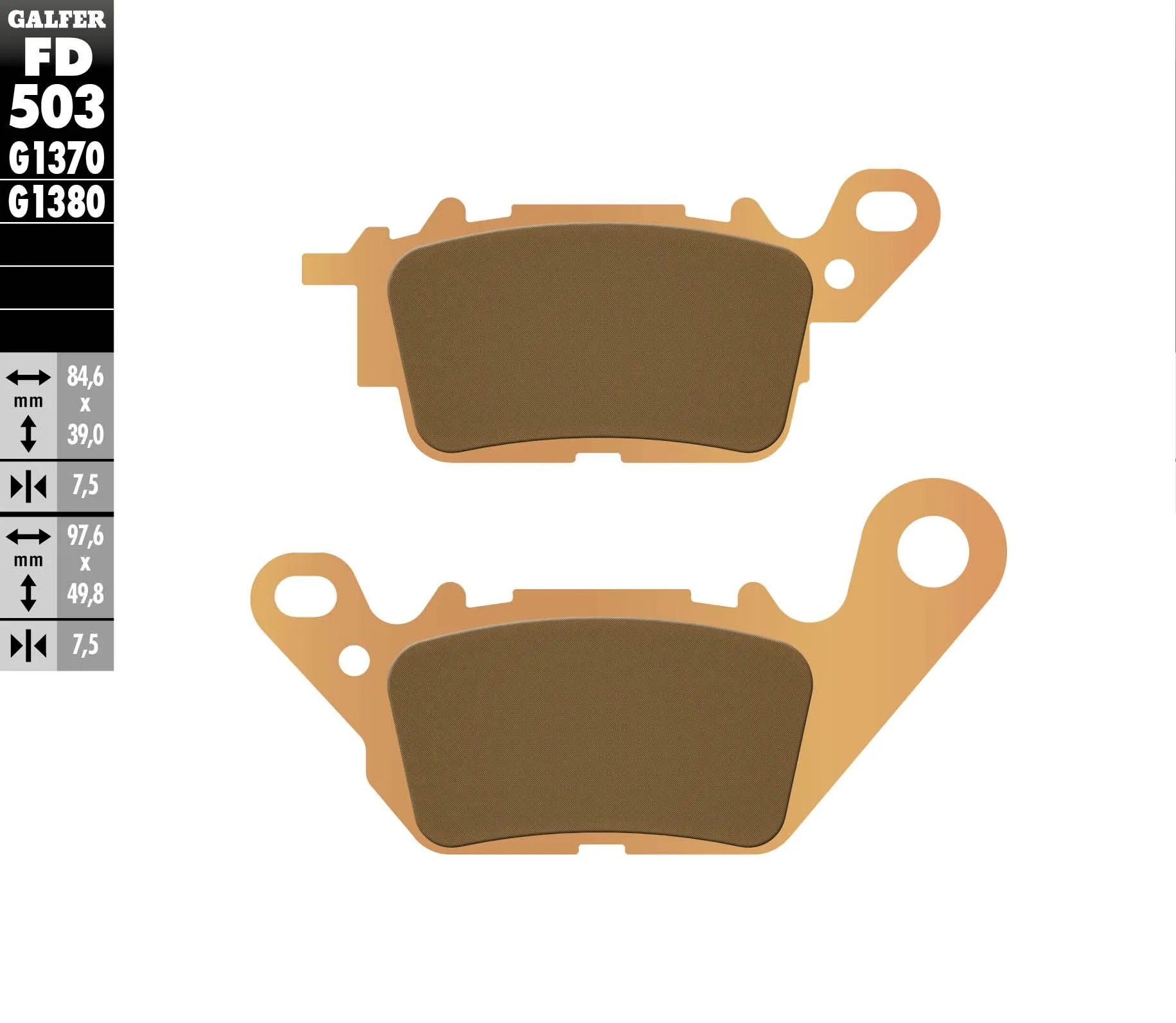 Galfer HH Sinterbremsbeläge für Motorräder