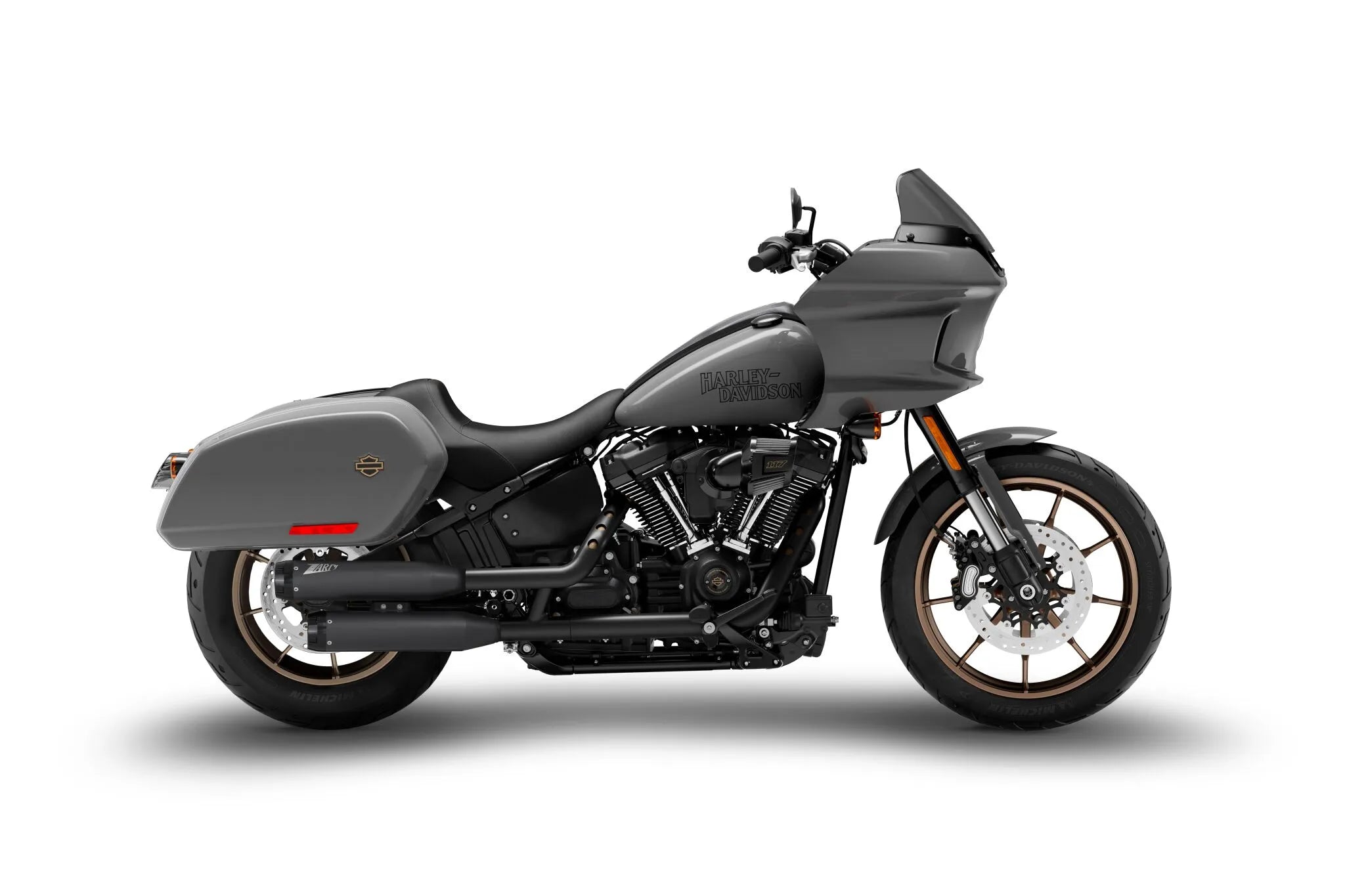 Zard Überlappender Slip-on-Schalldämpfer für HD Softail M8