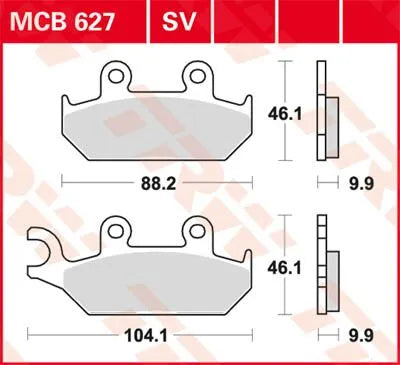 TRW SV-Serie Sinterbremsbeläge für die Vorderbremse