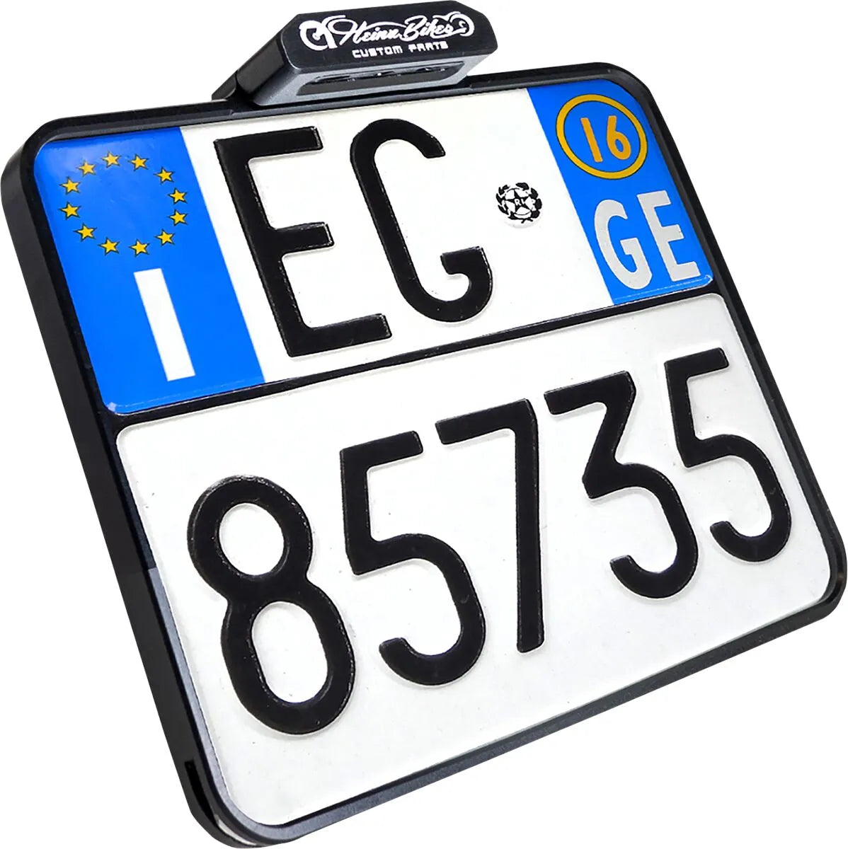 Heinz Bikes Kennzeichenhalterung mit integriertem LED-Rücklicht