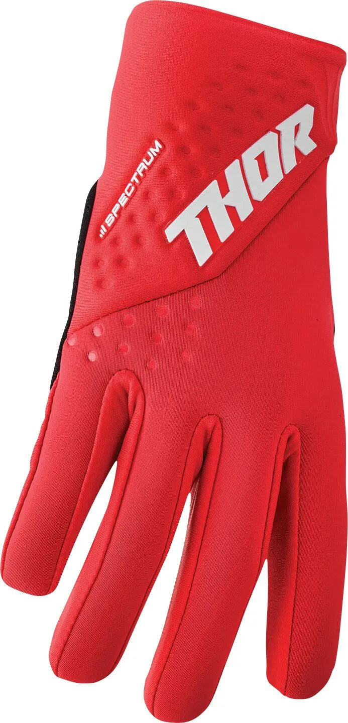 Thor Spectrum Cold Weather MX Handschuhe - Rot/Weiß