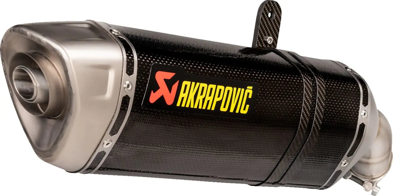 Akrapovic Slip-on-Schalldämpfer mit Kohlefaser