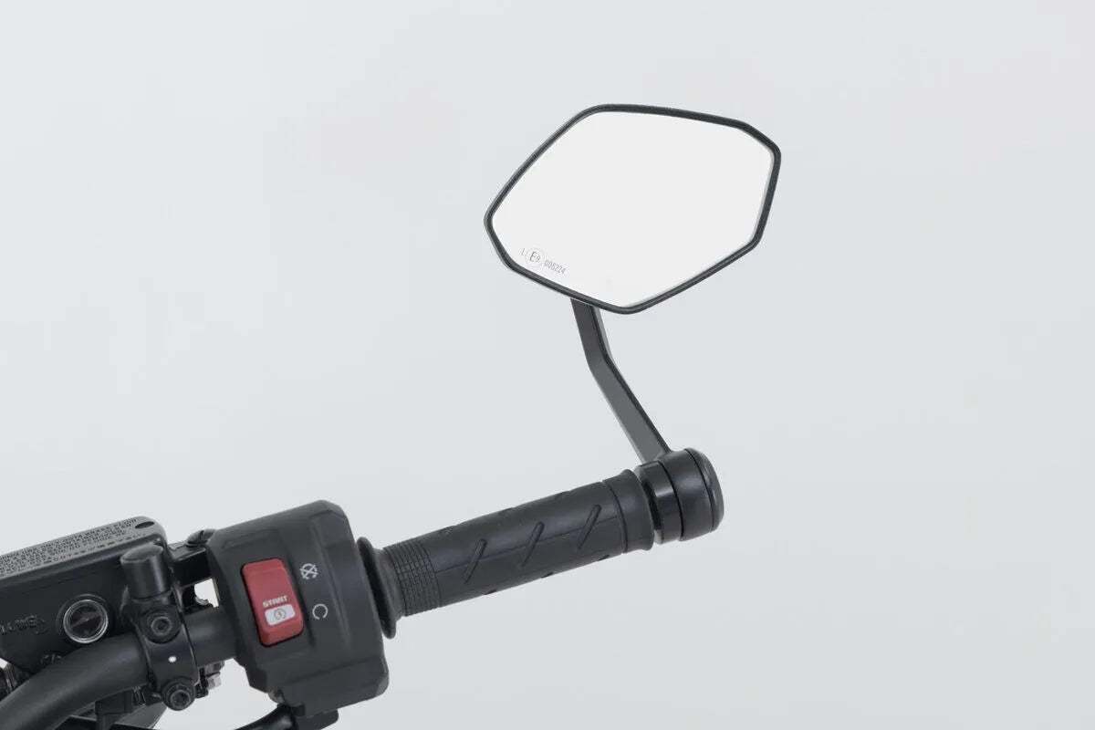 Sw-motech Lenkerendenspiegel - Schwarzes Aluminium