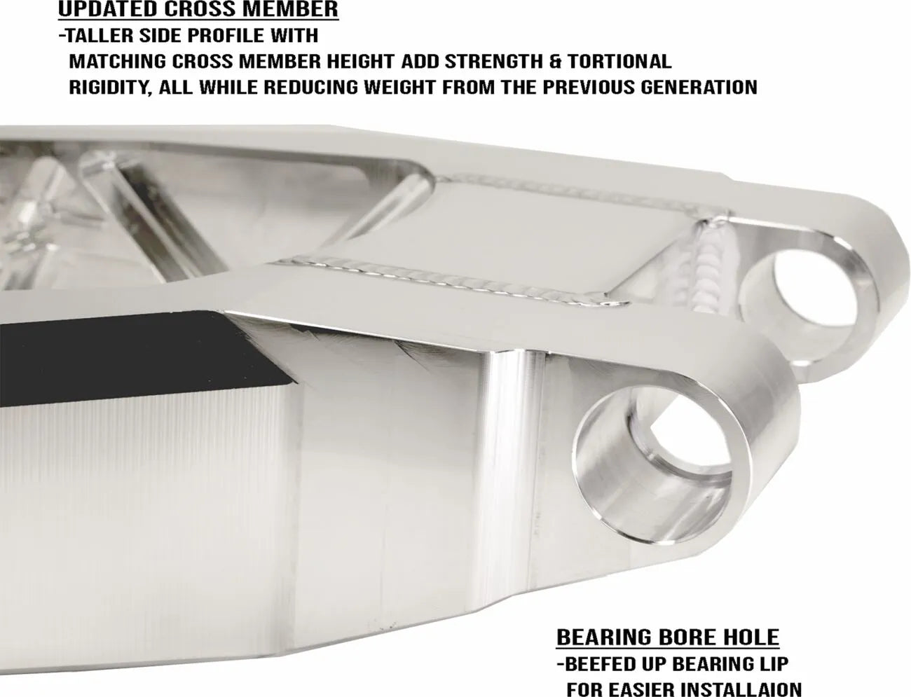 Aluminium-Schwingarm von Alloy Art für kundenspezifische Anwendungen